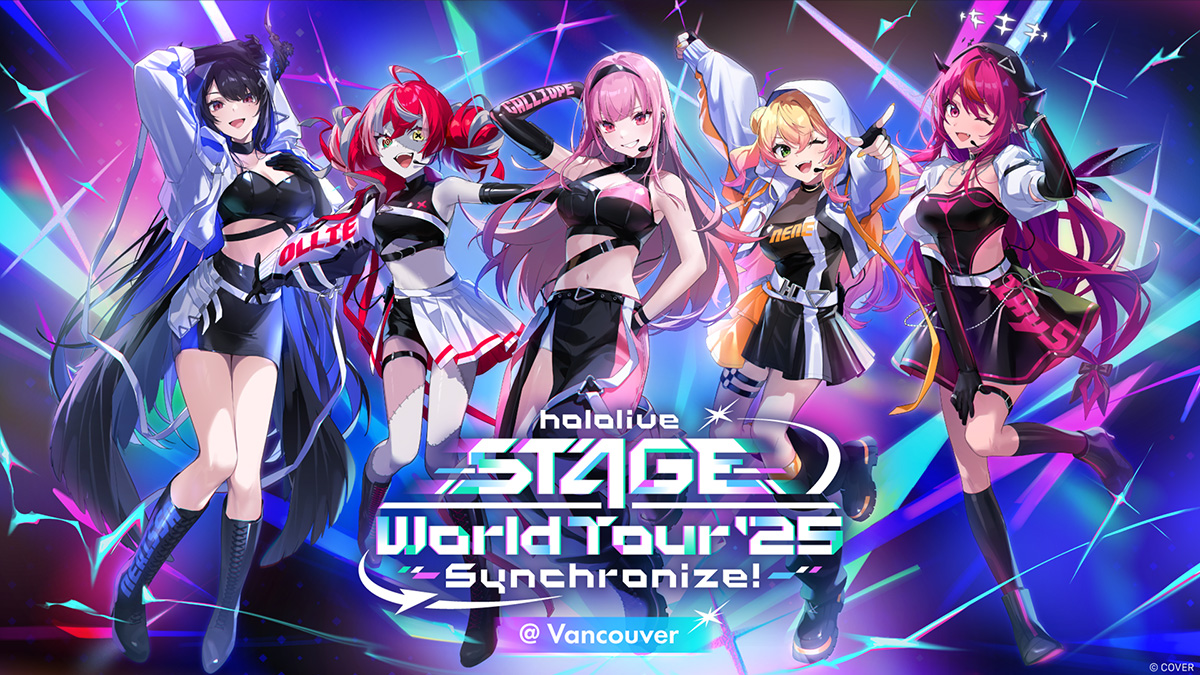 Featured image for “hololive STAGE World Tour ’25 -Synchronize!- Tickets On Sale June 6th!”